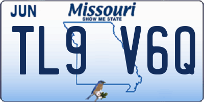 MO license plate TL9V6Q