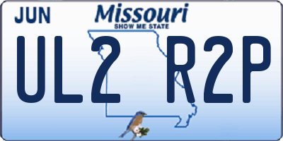 MO license plate UL2R2P