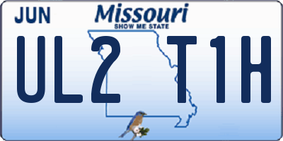 MO license plate UL2T1H