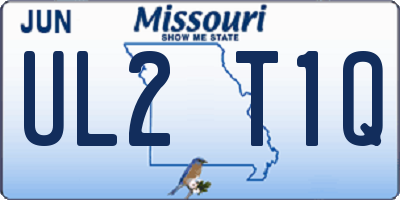 MO license plate UL2T1Q