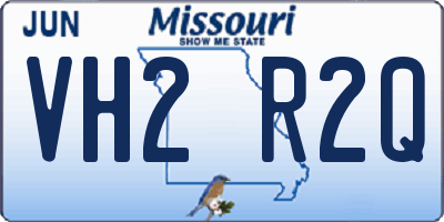 MO license plate VH2R2Q