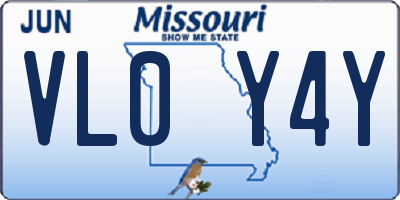 MO license plate VL0Y4Y