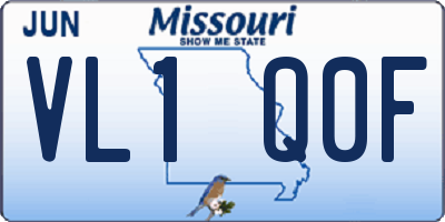 MO license plate VL1Q0F