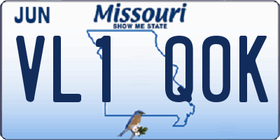 MO license plate VL1Q0K