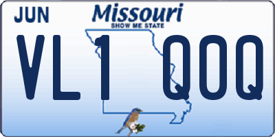 MO license plate VL1Q0Q