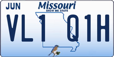MO license plate VL1Q1H