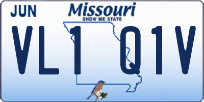MO license plate VL1Q1V