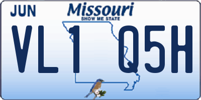 MO license plate VL1Q5H