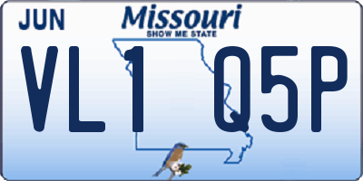 MO license plate VL1Q5P
