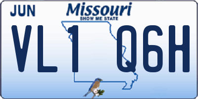 MO license plate VL1Q6H