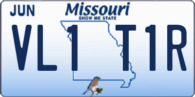 MO license plate VL1T1R
