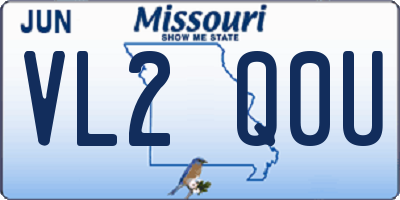 MO license plate VL2Q0U