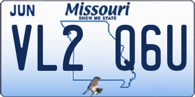 MO license plate VL2Q6U
