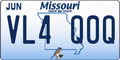 MO license plate VL4Q0Q