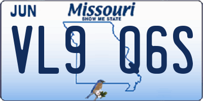 MO license plate VL9Q6S