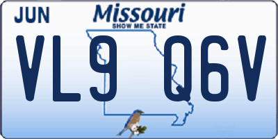 MO license plate VL9Q6V