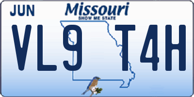 MO license plate VL9T4H