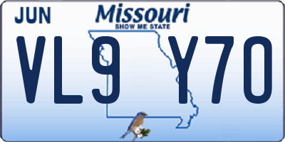MO license plate VL9Y7O