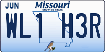 MO license plate WL1H3R