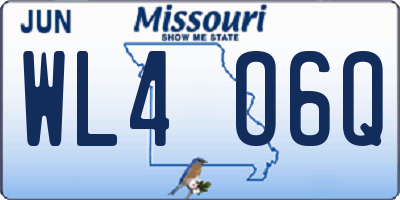 MO license plate WL4O6Q
