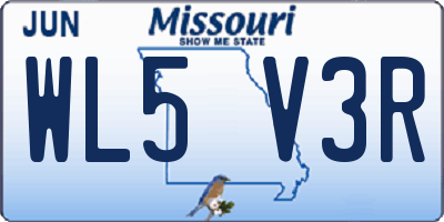 MO license plate WL5V3R