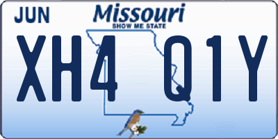 MO license plate XH4Q1Y
