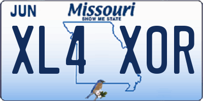 MO license plate XL4X0R