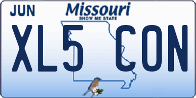 MO license plate XL5C0N