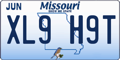 MO license plate XL9H9T