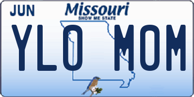 MO license plate YL0M0M