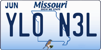 MO license plate YL0N3L