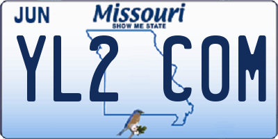 MO license plate YL2C0M