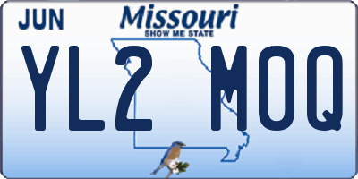 MO license plate YL2M0Q