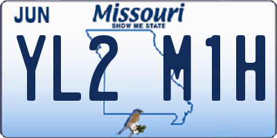 MO license plate YL2M1H