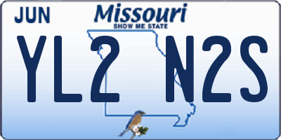 MO license plate YL2N2S