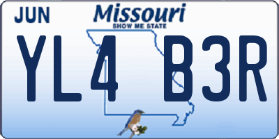 MO license plate YL4B3R