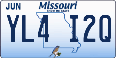 MO license plate YL4I2Q