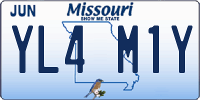 MO license plate YL4M1Y