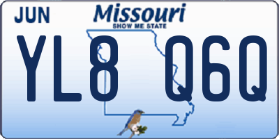 MO license plate YL8Q6Q