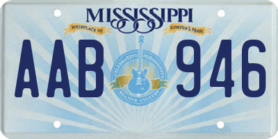 MS license plate AAB946