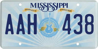 MS license plate AAH438