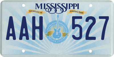 MS license plate AAH527