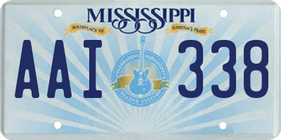 MS license plate AAI338