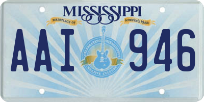 MS license plate AAI946