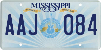 MS license plate AAJ084