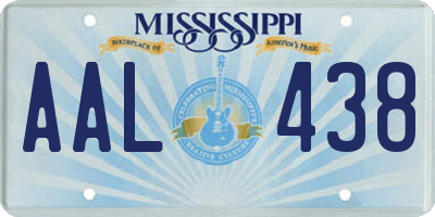 MS license plate AAL438