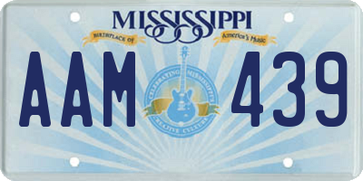 MS license plate AAM439