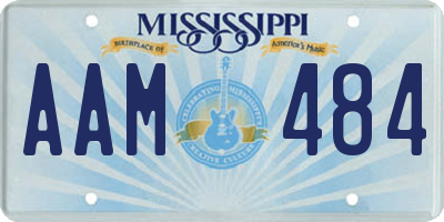 MS license plate AAM484