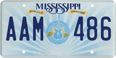 MS license plate AAM486