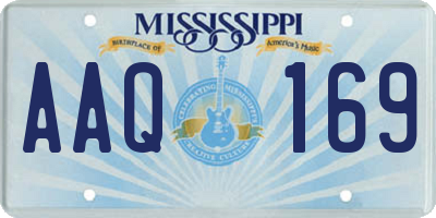 MS license plate AAQ169